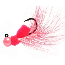 AEROJIG HACKLE PNK/WH #30 1/4oz