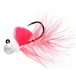 AEROJIG HACKLE WH/PNK #31 1/8oz