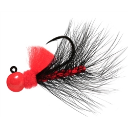 AEROJIG HACKLE RD/BK #47 1/8oz