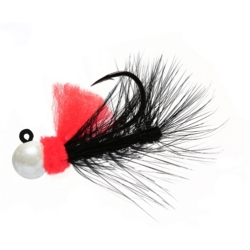 AEROJIG HACKLE WH/RED #63 1/8oz