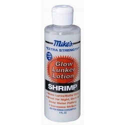 MIKES GLOW LUNKER LOTION SHRIMP