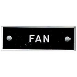 "FAN" ID PLATE (CO)