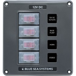 WATER RESISTANT SWITCH PANELS