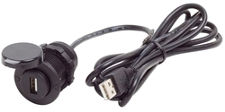 USB 2.0 PORT W/EXT CABLE 12VDC