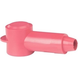 STUD CABLE-CAP RED 8-4 (2/PK)
