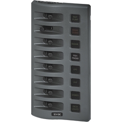 SWITCH PANEL WD 12VDC  8 POS CP