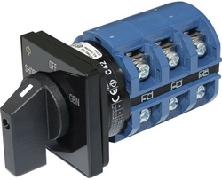 ROTARY SWITCH 240V OFF+2P 3POLE