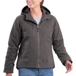 HEATHERED HOODED JACKET TN S