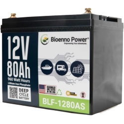 LIFEPO4 BATTERY 12V 80AH G24