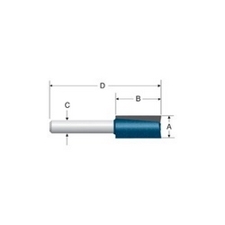 STRAIGHT BIT 1/4" DIA 1/4" SHANK