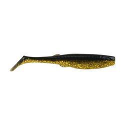 GULP P/SHAD BLK/GLD 3"(5/PK) (D)