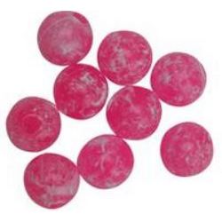 SOFT BEADS MOT CERISE 20MM 8/PK