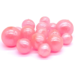 SOFT BEADS PRL PINK 12MM (10/PK)