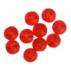 SOFT BEADS RED 10MM (10/PK)