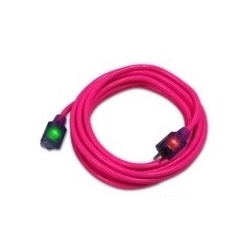 EXTENSION CORD PRO-GLO PINK 25'