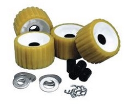 RIBBED ROLLER KIT TPR YELLOW