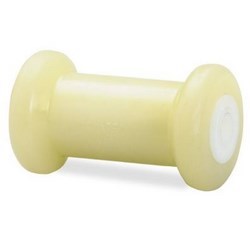 BOW ROLLER TPR YELLOW 4"