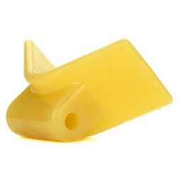 BOW STOP TPR YELLOW 3"x3" 6"S