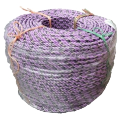 HYDROPRO NEUTRAL BOUYANCY CRAB ROPE - CALIFORNIA COLORS PURPLE/BLACK 7/16"