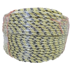 HYDROPRO NEUTRAL BOUYANCY CRAB ROPE - OREGON COLORS YELLOW/BLACK 7/16"