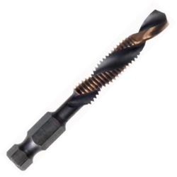 COMBO DRILL/TAP 1/4-20 HEX SHANK