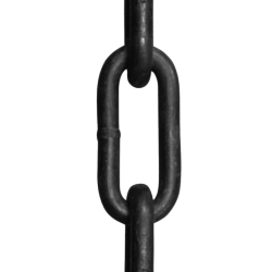 LONG LINK CHAIN BLACK 7/16"