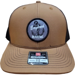 EMS ANCHOR PATCH HAT CAMEL/BLACK