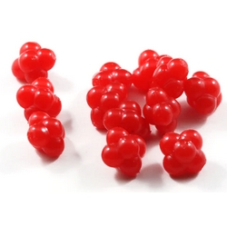 EGG CLUSTERS SOLID RED M (12/PK)