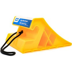 SUPER WHEEL CHOCK W/ROPE YL