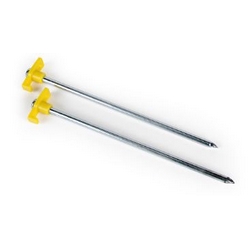 STEEL TENT STAKES 10" (2/PK) (D)
