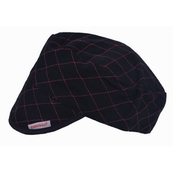 QUILTED WELDERS CAP BLACK 7"