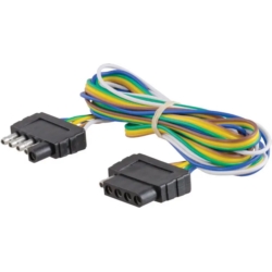 5-FLAT CONNECTOR PLUG W/72" WIRE