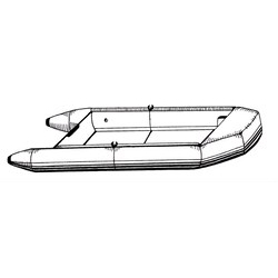 BLUNT NOSE INFLATABLE BOAT COVER