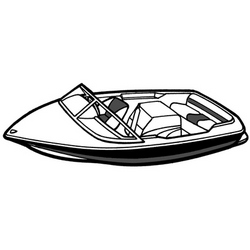 TOURNAMENT SKI BOAT COVER 19'6"