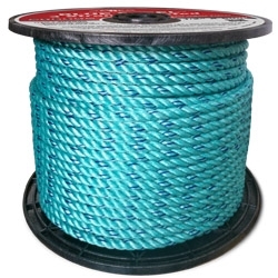 BLUE STEEL 3 STRAND ROPE 7/16"