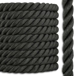 3 STRAND NYLON ROPE BLACK 5/8"