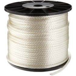 NYLON ROPE 3/8"x400' WH COIL