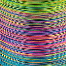 J-BRAID X4 FILLER SPOOL 80# TEST 330 YARD MULTICOLOR