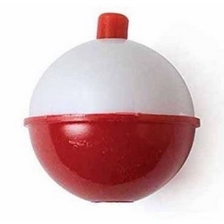 SNAP-ON FLOATS RED/WHT 1-1/4"