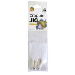 CRAPPIE JIGS WHITE 1/32oz