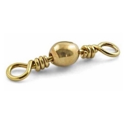 BARREL SWIVELS BRASS 1 (4/PK)