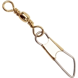 BARREL SWIVEL W/S.SNAP BRS 1/0