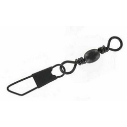 BARREL SWIVEL W/S.SNAP BLK 5