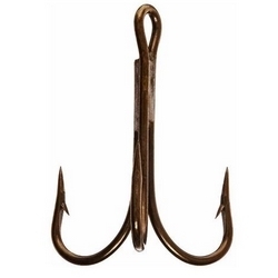 TREBLE HOOK BRONZE 10 (4/PK)