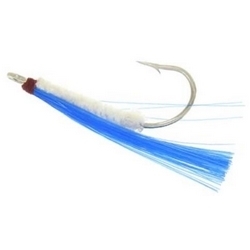 SHRIMP FLY BLUE/WHITE 7/0 HOOK