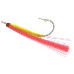 SHRIMP FLY PINK/YELLOW 7/0 HOOK