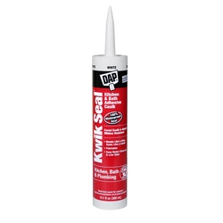 WHITE KIT& BATH LATEX CAULK 10oz