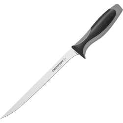 V-LO FILLET KNIFE W/RBR HNDL 8"