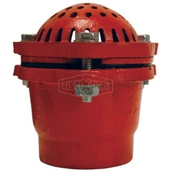 CAST IRON FOOT VALVE 4"