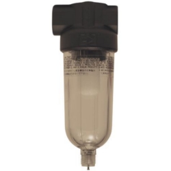 FILTER POLY BOWL MAN DRN 1/4"